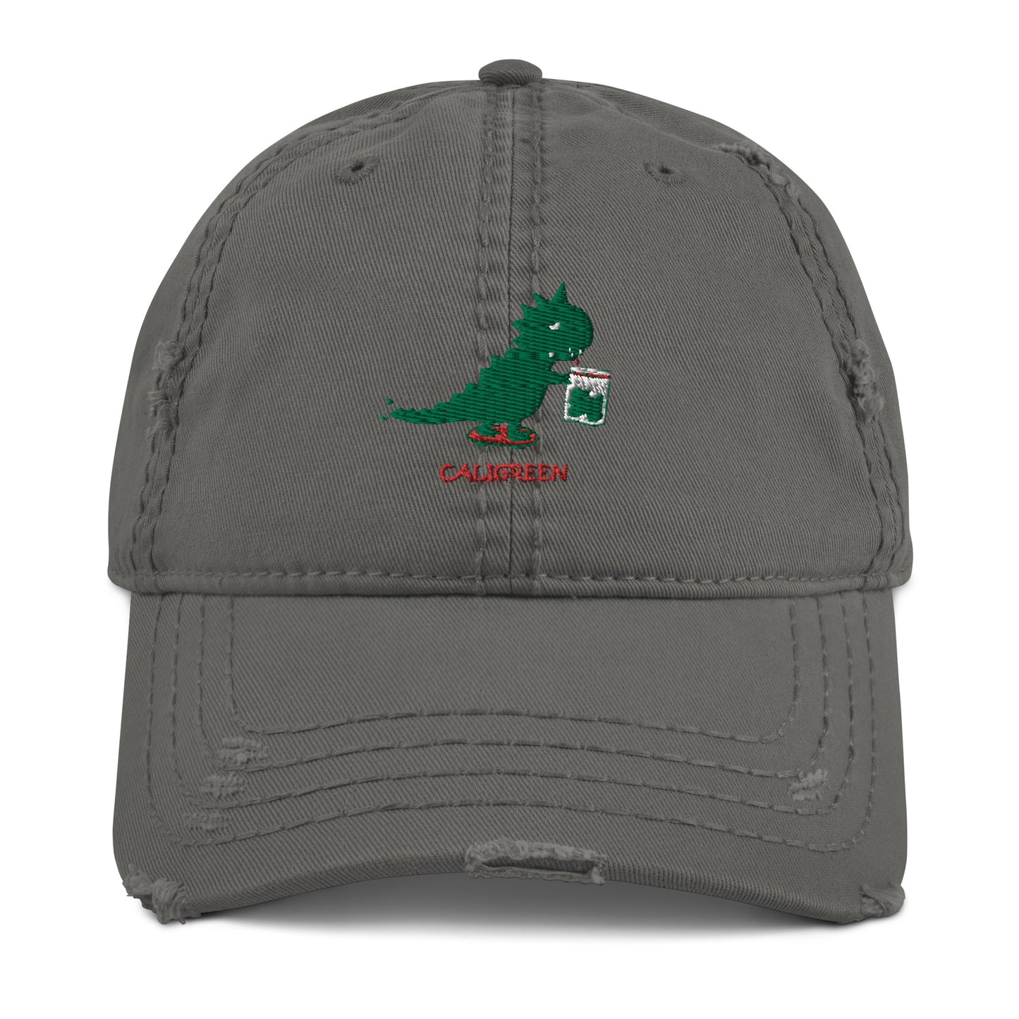 Weedasaurus Distressed Dad Hat