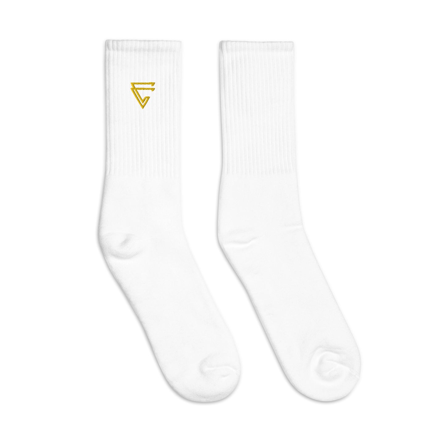 Golden Embroidered socks