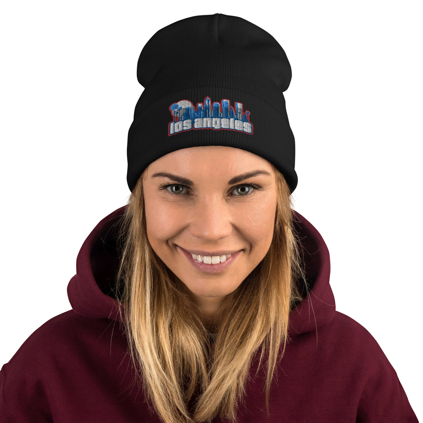 Los Angeles Embroidered Beanie