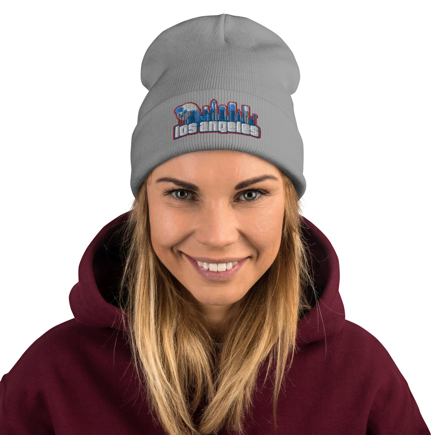 Los Angeles Embroidered Beanie