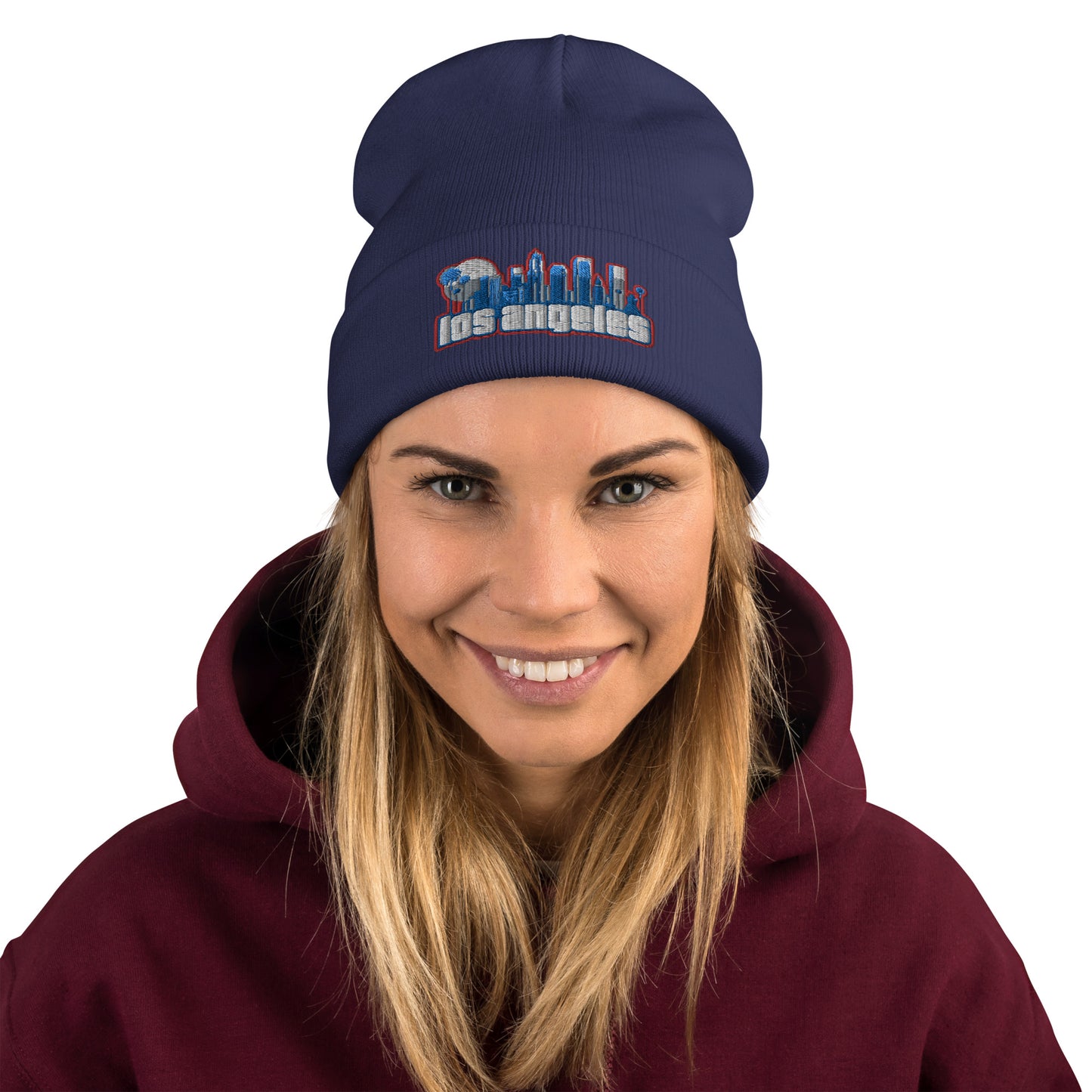 Los Angeles Embroidered Beanie