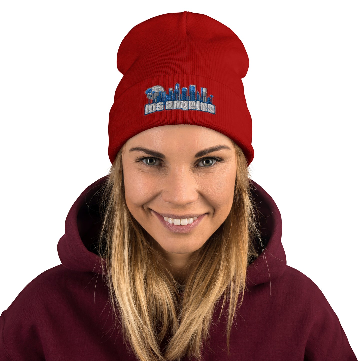 Los Angeles Embroidered Beanie