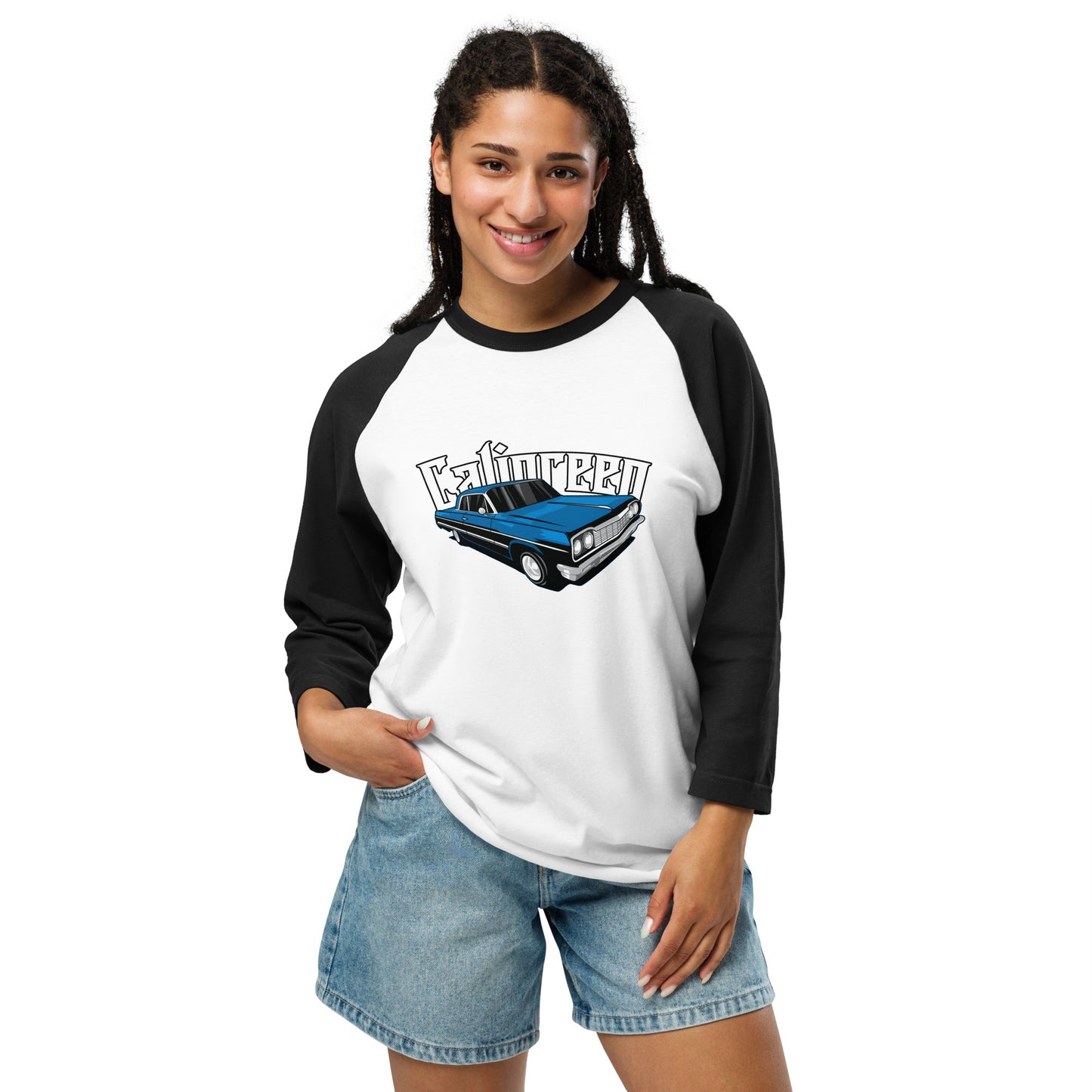 Ridin' Low 3/4 sleeve raglan shirt