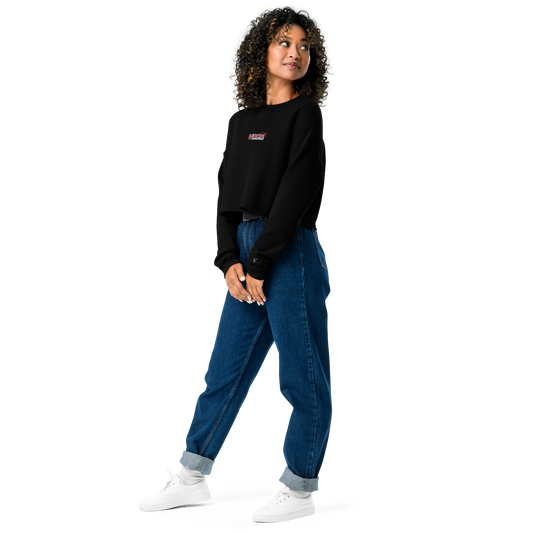 Need for Weed Embroidered Crop Sweatshirt