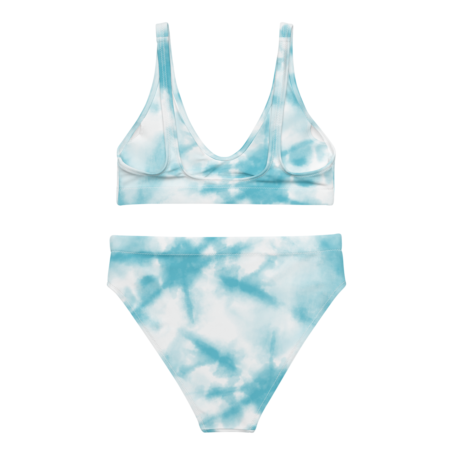 Arrow Tye Dye High-Waisted ikini