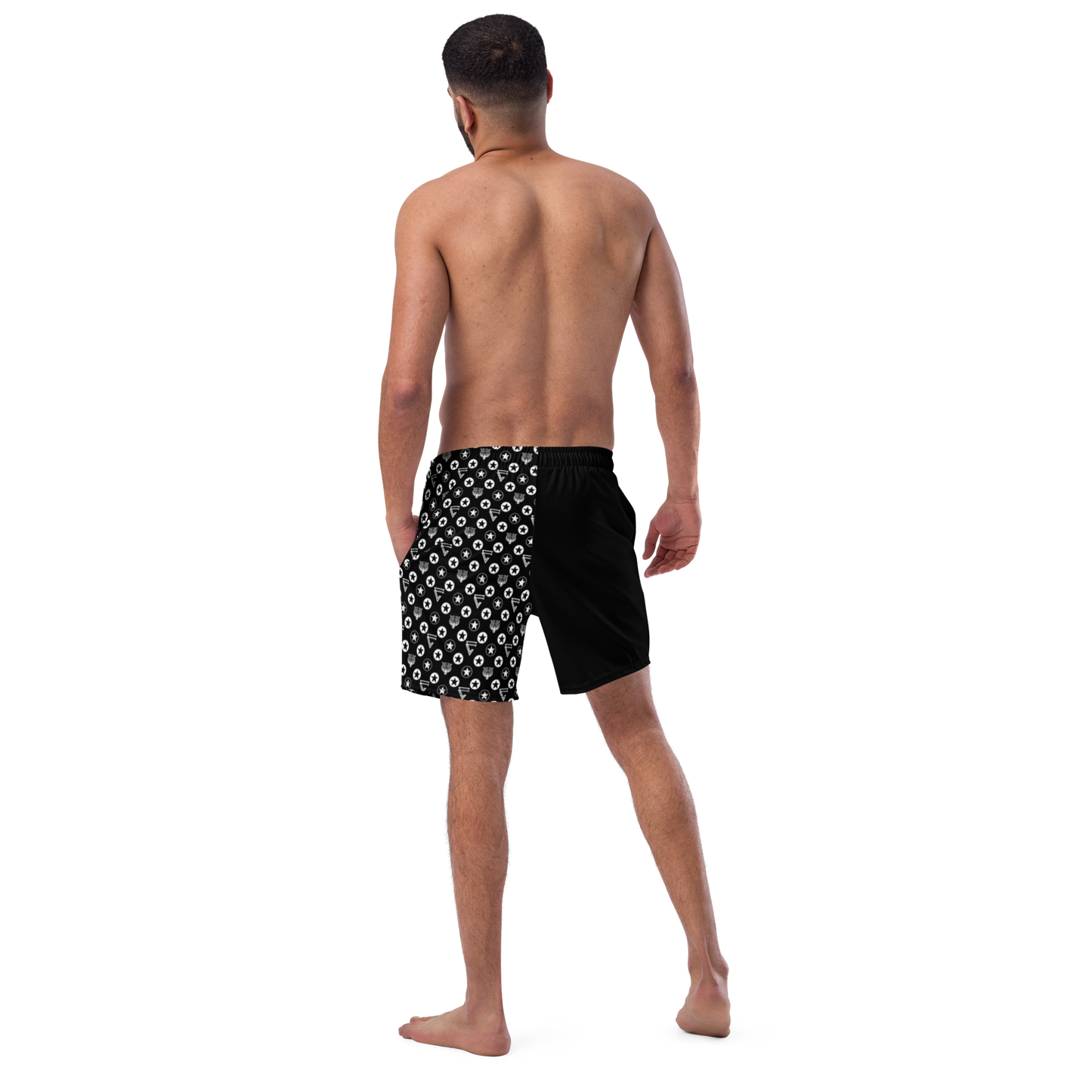 Icon Print Swim Trunks