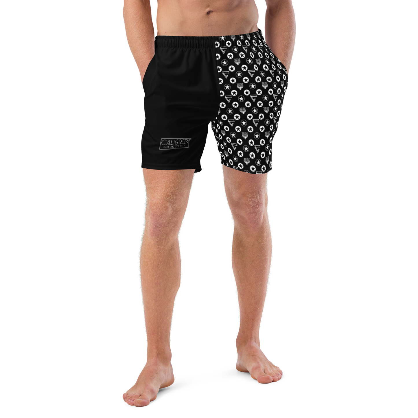 Icon Print Swim Trunks