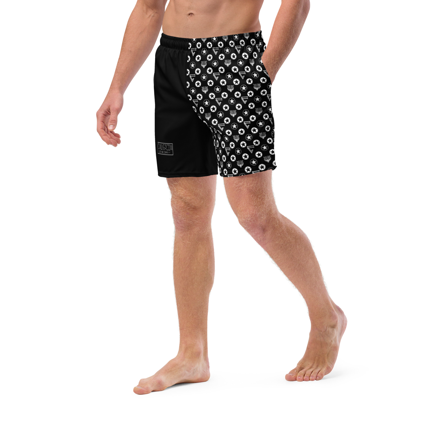 Icon Print Swim Trunks