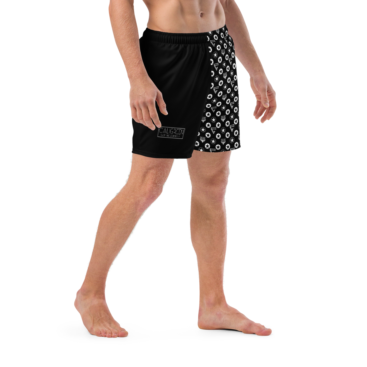 Icon Print Swim Trunks