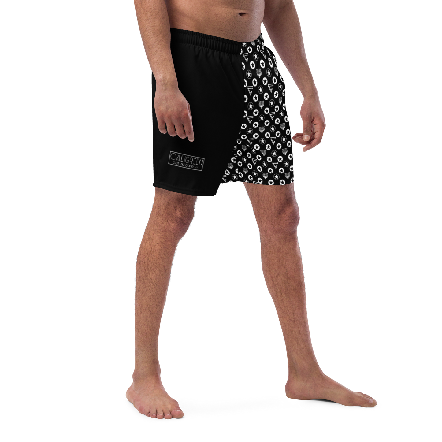 Icon Print Swim Trunks