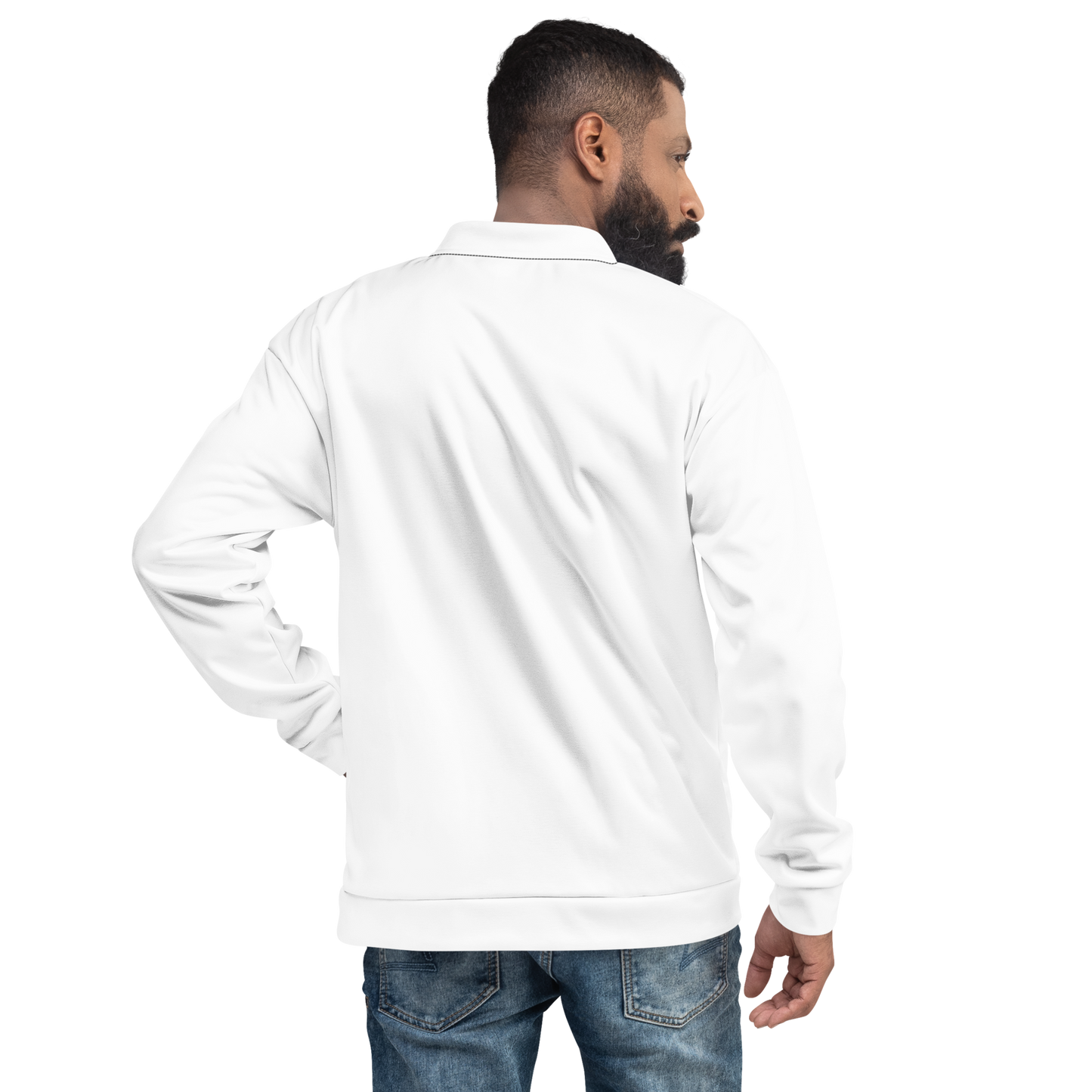 Icon Print Bomber Jacket