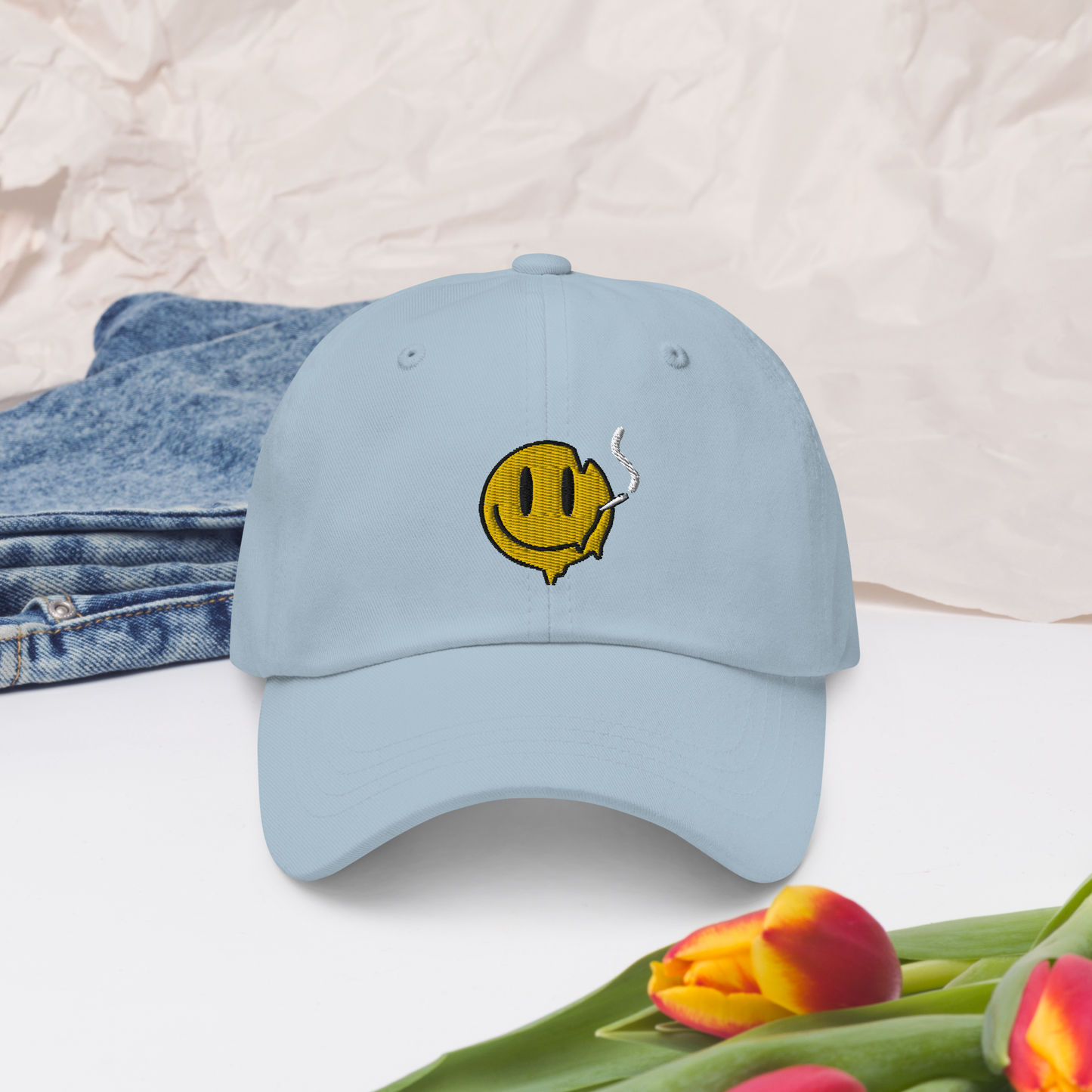 High As A Smiley Dad Hat