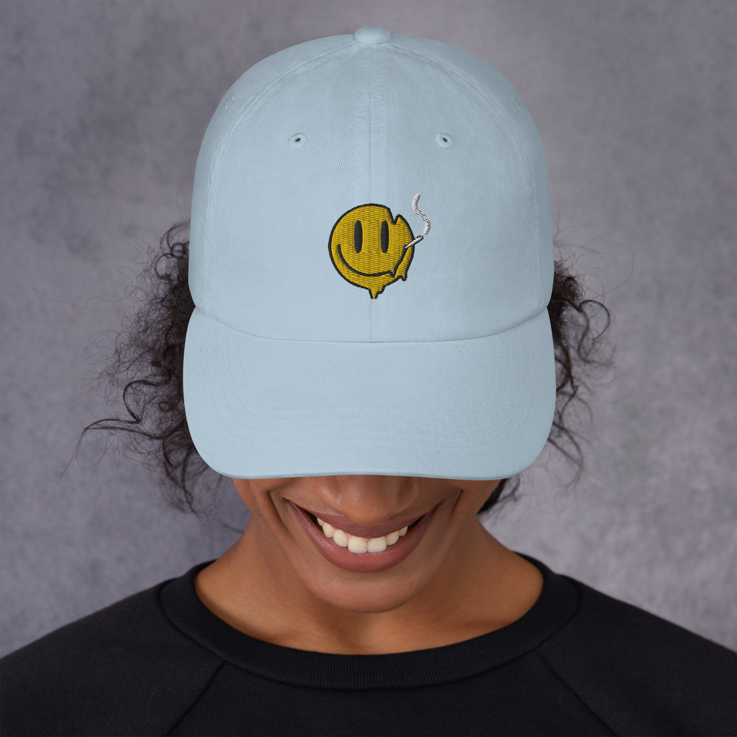 High As A Smiley Dad Hat