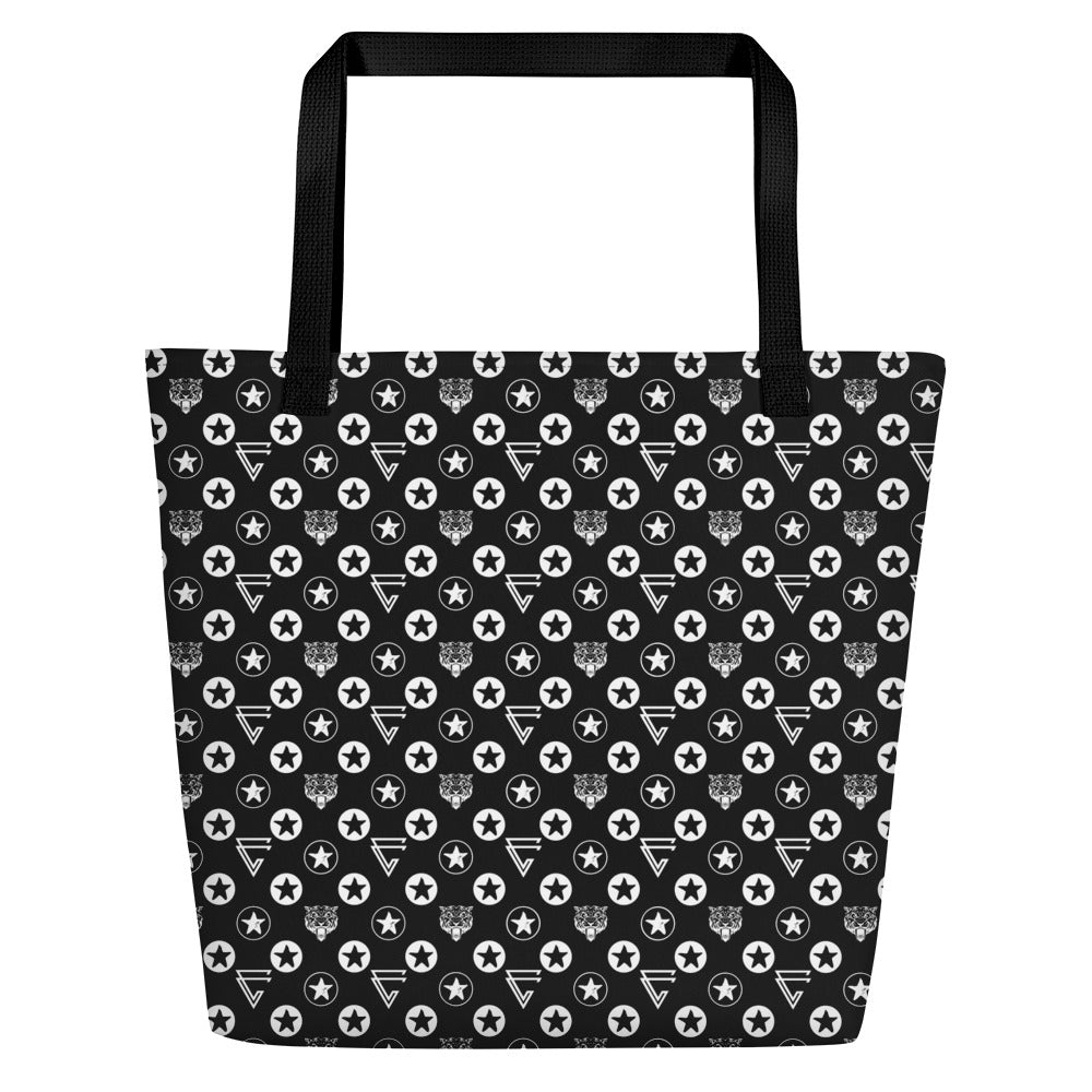 Icon Print Tote Bag