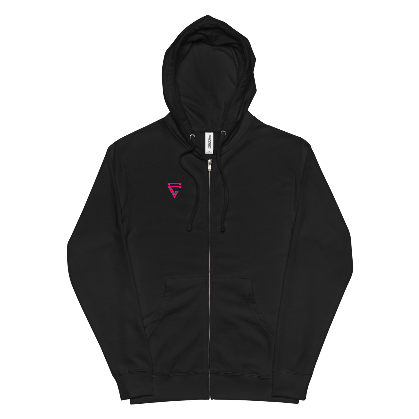 Arrow Fuchsia Zip-Up Hoodie