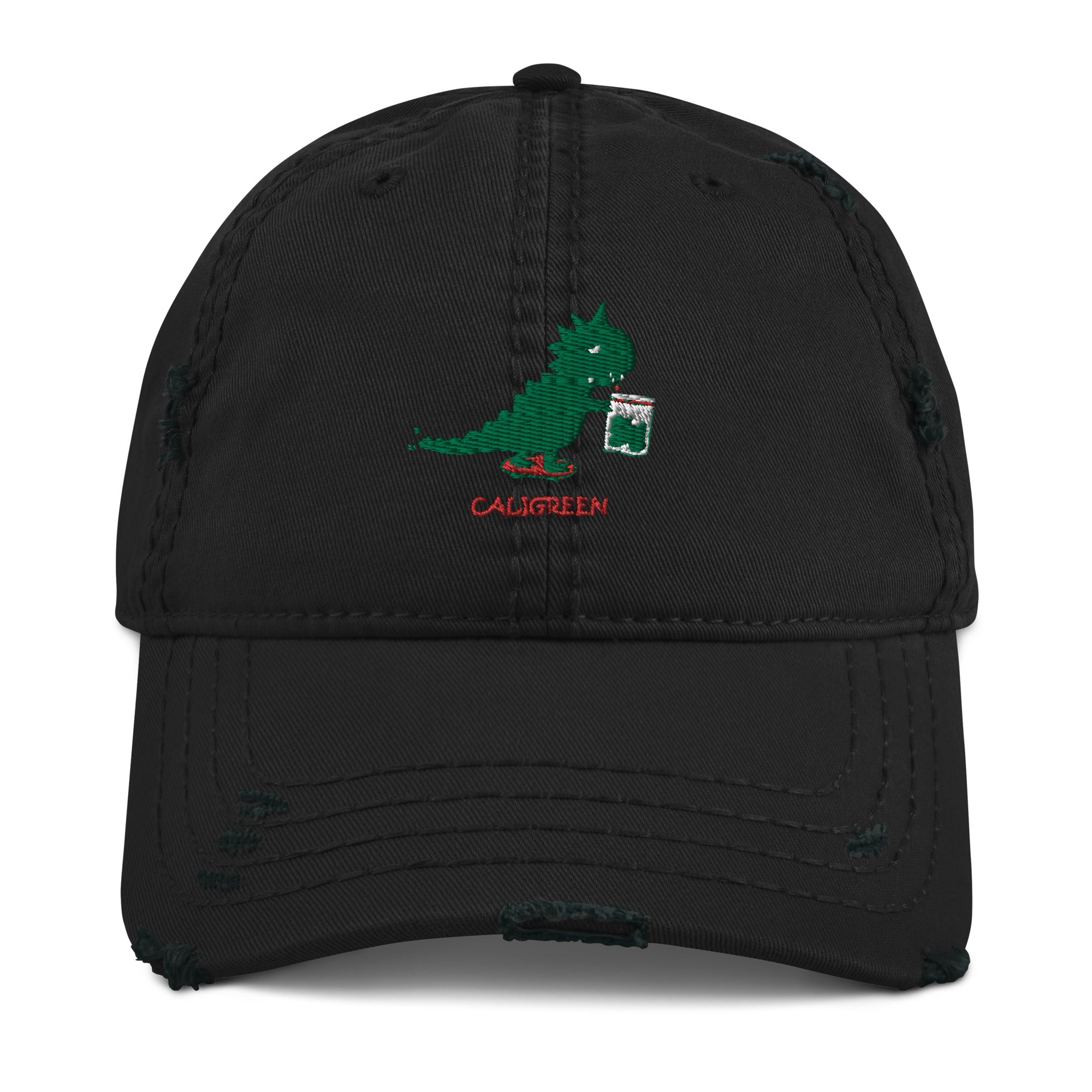 Weedasaurus Distressed Dad Hat